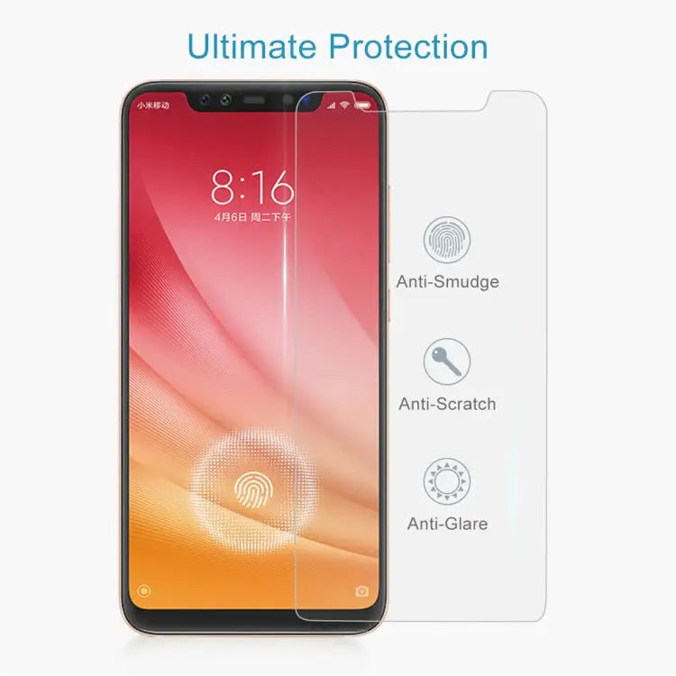 0.26mm 9H 2.5D Explosion-proof Tempered Glass Film for Xiaomi Mi 8 Pro - Xiaomi Mi 8 Pro (1 PCS)