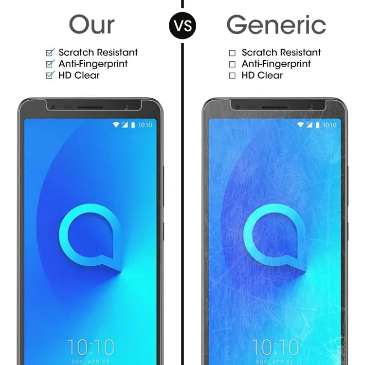 0.26mm 9H 2.5D Tempered Glass Film for Alcatel 3C For 3C (1pc) - For 3C (1pc)
