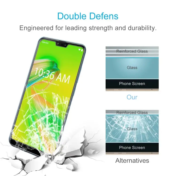 0.26mm 9H 2.5D Tempered Glass Film for Asus Zenfone Max Plus (M2) ZB634KL / Zenfone Max Shot ZB634KL For Asus Zenfone