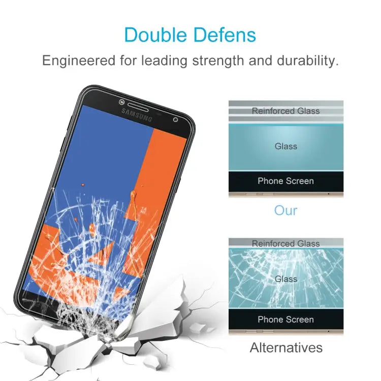 0.26mm 9H 2.5D Tempered Glass Film for Galaxy J4 For Galaxy J4 - For Galaxy J4