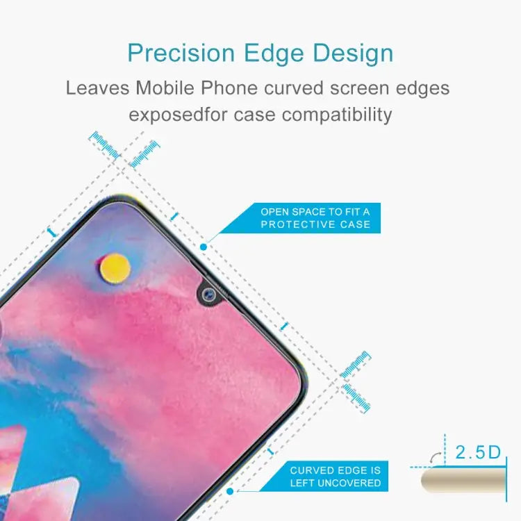 0.26mm 9H 2.5D Tempered Glass Film for Galaxy M30 Galaxy M30 - Galaxy M30