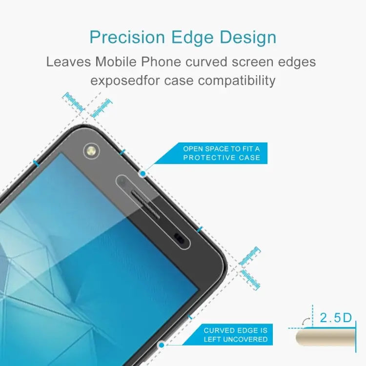 0.26mm 9H 2.5D Tempered Glass Film for Huawei Honor 5 For Honor 5 (1 PCS) - For Honor 5 (1 PCS)