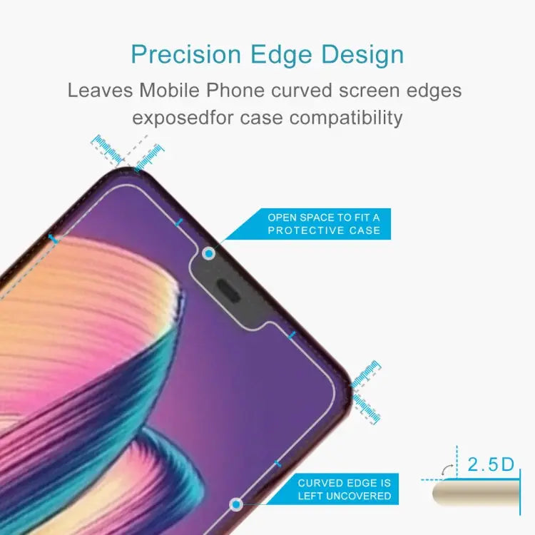 0.26mm 9H 2.5D Tempered Glass Film for Huawei Honor 9X / 9X Pro For Honor 9X - For Honor 9X