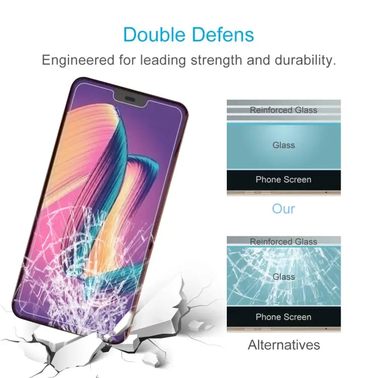 0.26mm 9H 2.5D Tempered Glass Film for Huawei Honor 9X / 9X Pro For Honor 9X - For Honor 9X