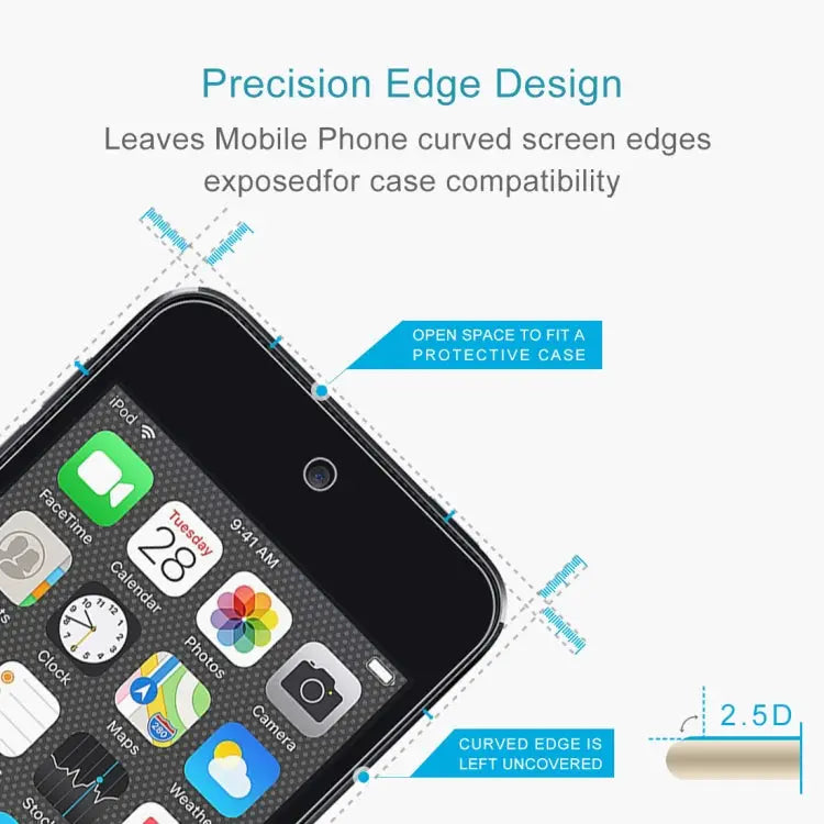 0.26mm 9H 2.5D Tempered Glass Film for iPod touch 7 / touch 6 - For iPod touch 7(1 PC)