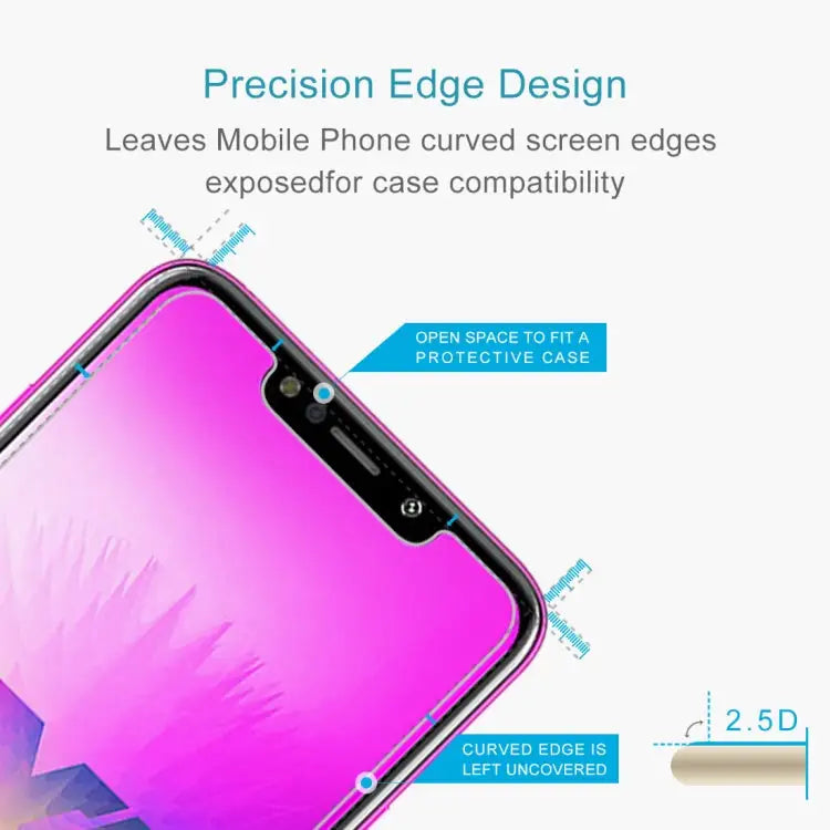 0.26mm 9H 2.5D Tempered Glass Film for LG W10 For LG W10 (1PC) - For LG W10 (1PC)