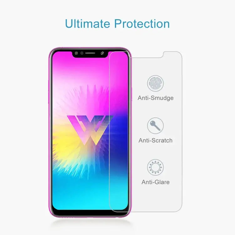 0.26mm 9H 2.5D Tempered Glass Film for LG W10 For LG W10 (1PC) - For LG W10 (1PC)