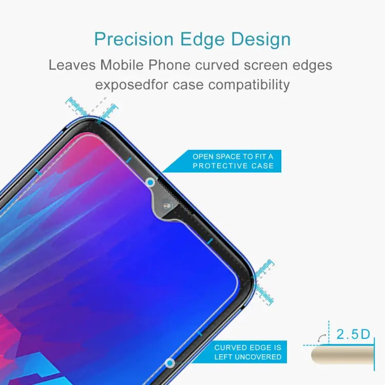 0.26mm 9H 2.5D Tempered Glass Film for LG W30 For LG W30 (1PC) - For LG W30 (1PC)