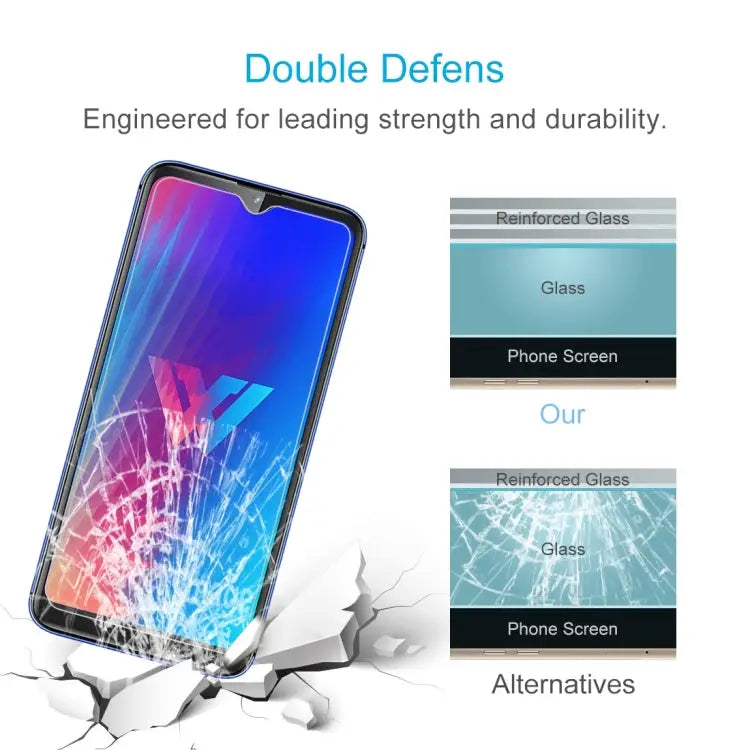 0.26mm 9H 2.5D Tempered Glass Film for LG W30 For LG W30 (1PC) - For LG W30 (1PC)