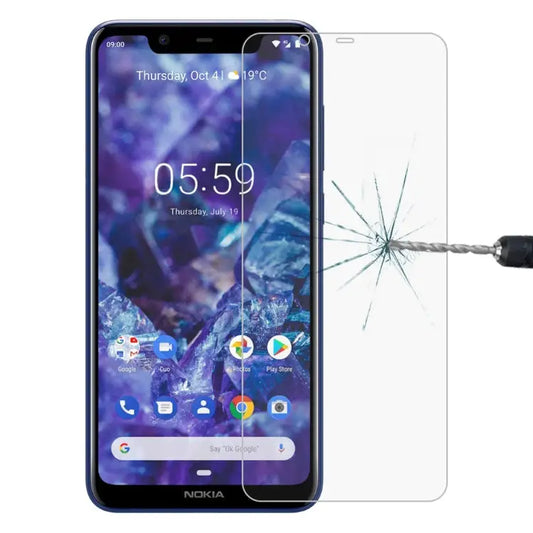 0.26mm 9H 2.5D Tempered Glass Film for Nokia 5.1 Plus (Nokia X5) For Nokia 5.1 Plus - For Nokia 5.1 Plus