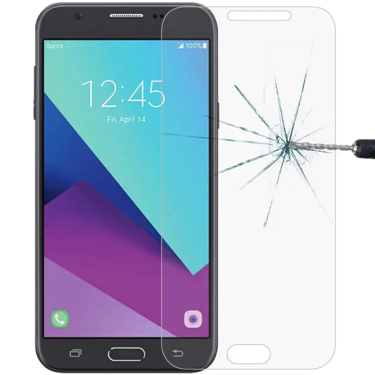 0.26mm 9H 2.5D Tempered Glass Film for Samsung Galaxy J7 V For Galaxy J7 V(1 PC) - For Galaxy J7 V(1 PC)