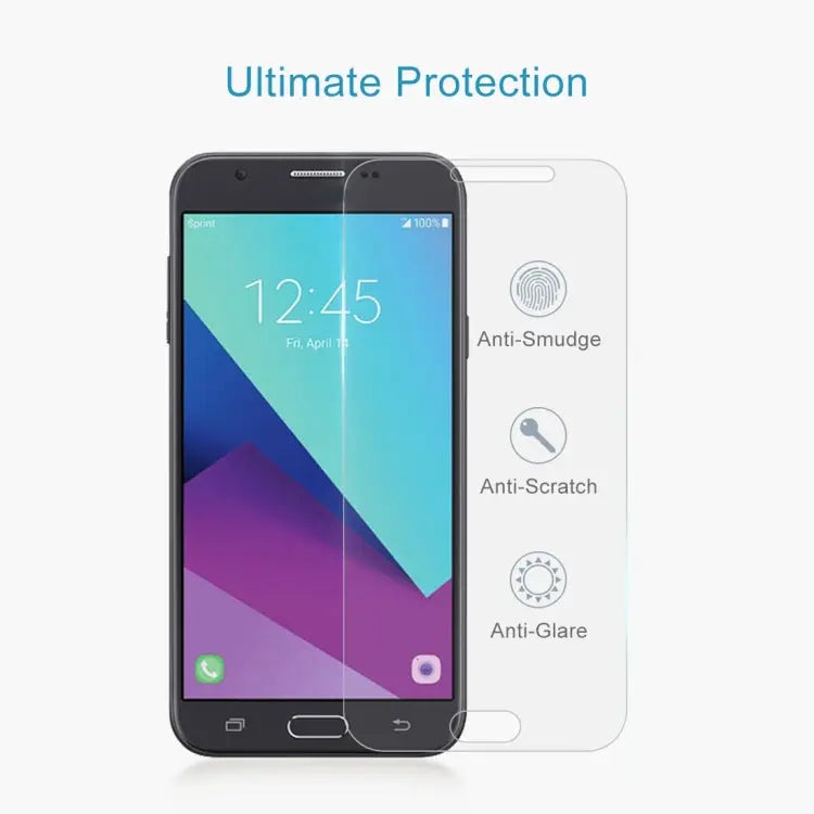 0.26mm 9H 2.5D Tempered Glass Film for Samsung Galaxy J7 V For Galaxy J7 V(1 PC) - For Galaxy J7 V(1 PC)