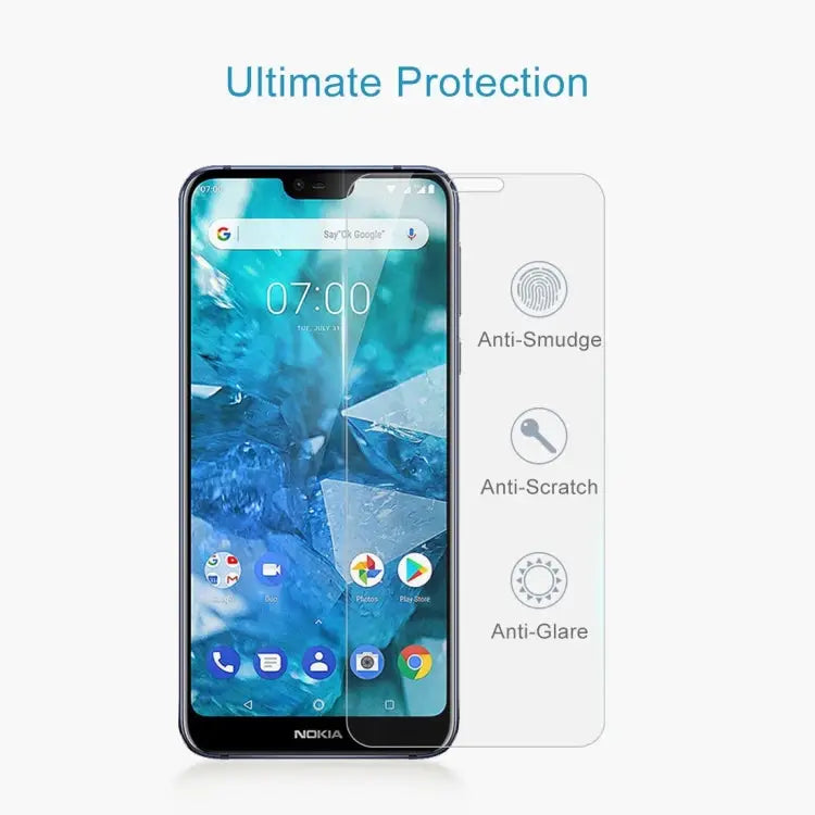 0.26mm 9H 2.5D Transparent Tempered Glass Film for Nokia 7.1 For Nokia 7.1 (1 PC) - For Nokia 7.1 (1 PC)