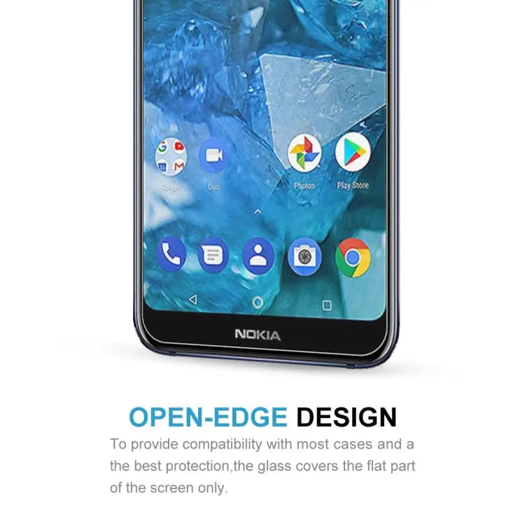 0.26mm 9H 2.5D Transparent Tempered Glass Film for Nokia 7.1 For Nokia 7.1 (1 PC) - For Nokia 7.1 (1 PC)