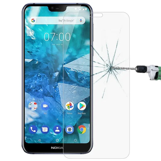 0.26mm 9H 2.5D Transparent Tempered Glass Film for Nokia 7.1 For Nokia 7.1 (1 PC) - For Nokia 7.1 (1 PC)