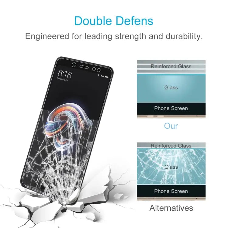 0.26mm 9H Surface Hardness 2.5D Curved Edge Tempered Glass Film for Xiaomi Redmi Note 5 Pro - For Redmi Note 5 Pro (1