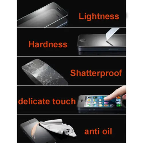 0.26mm 9H+ Surface Hardness 2.5D Explosion-proof Tempered Glass Film for iPhone 5 / 5S /5C - For iPhone 5 / 5S /5C