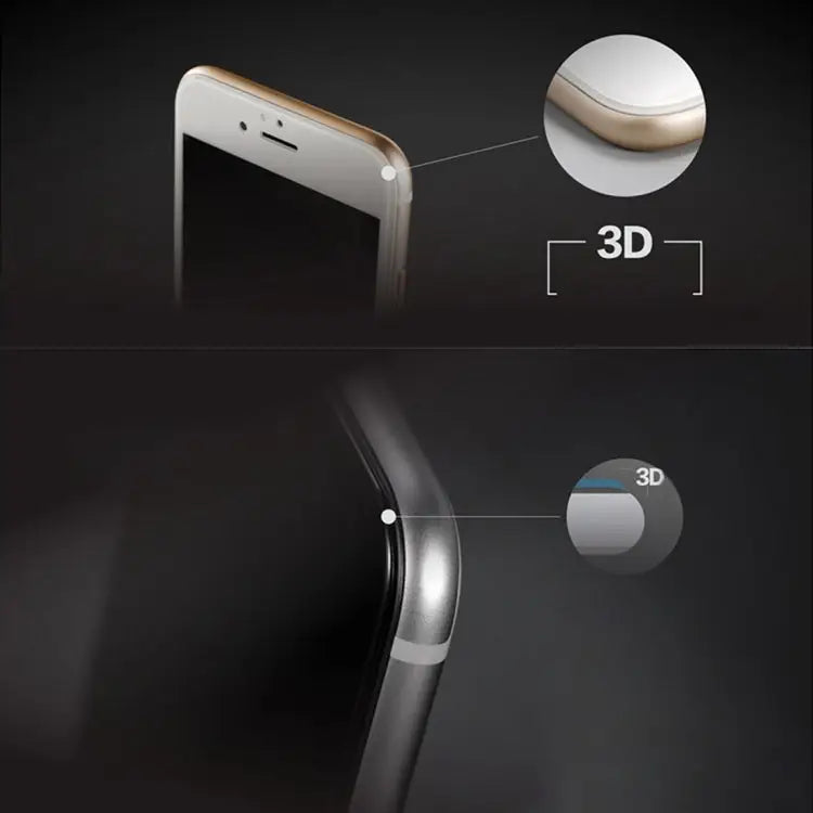 0.26mm 9H Surface Hardness 5D Explosion-proof Tempered Glass Screen Film for iPhone 6 & 6s
