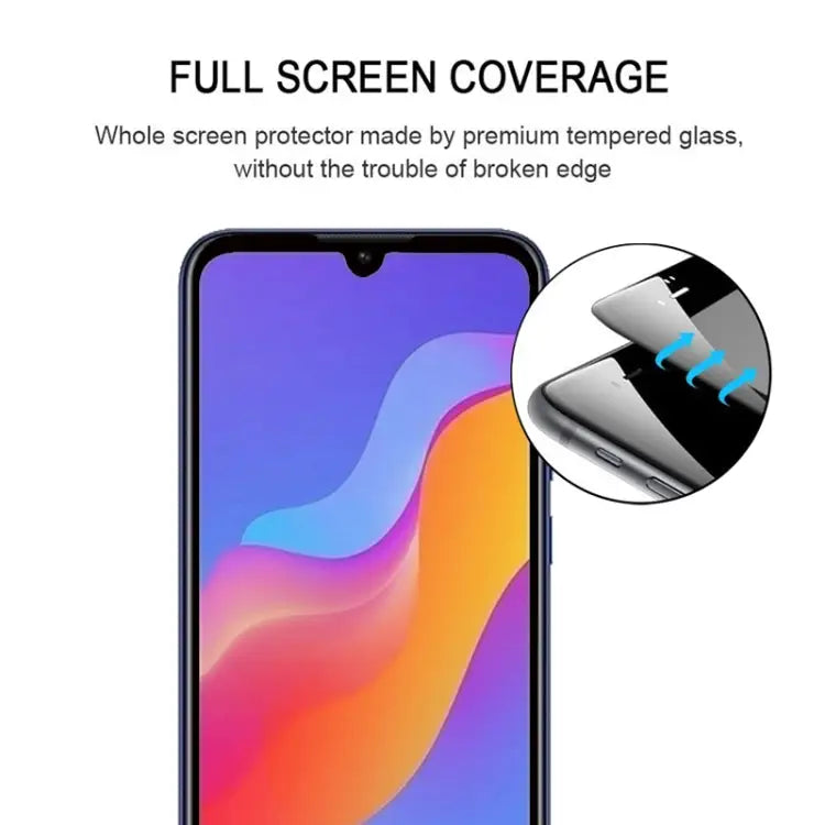 0.3mm 9H 2.5D Full Screen Tempered Glass Film for Huawei Honor 8A For Huawei Honor Play 8A - For Huawei Honor Play 8A