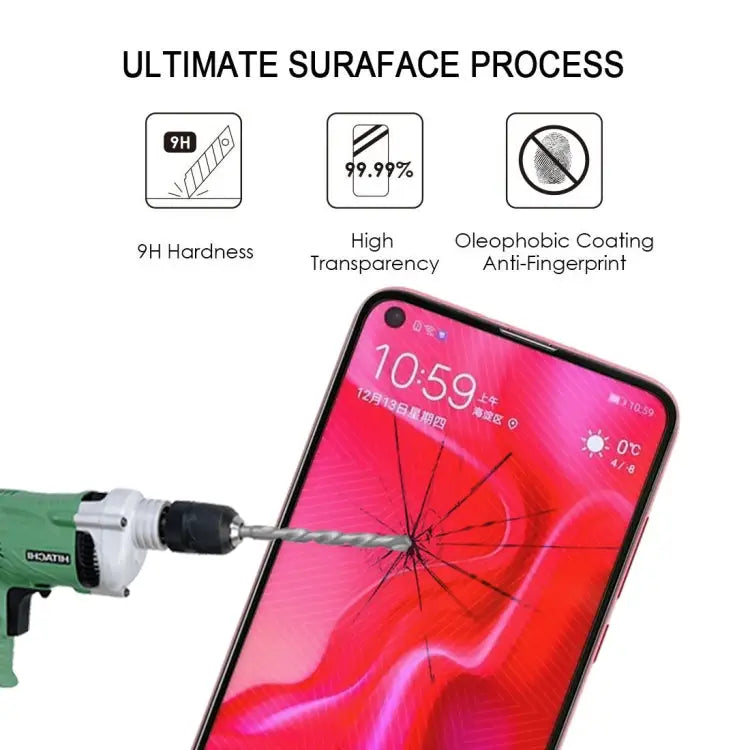 0.3mm 9H 2.5D Full Screen Tempered Glass Film for Huawei Nova 4 For Huawei Nova 4 - For Huawei Nova 4