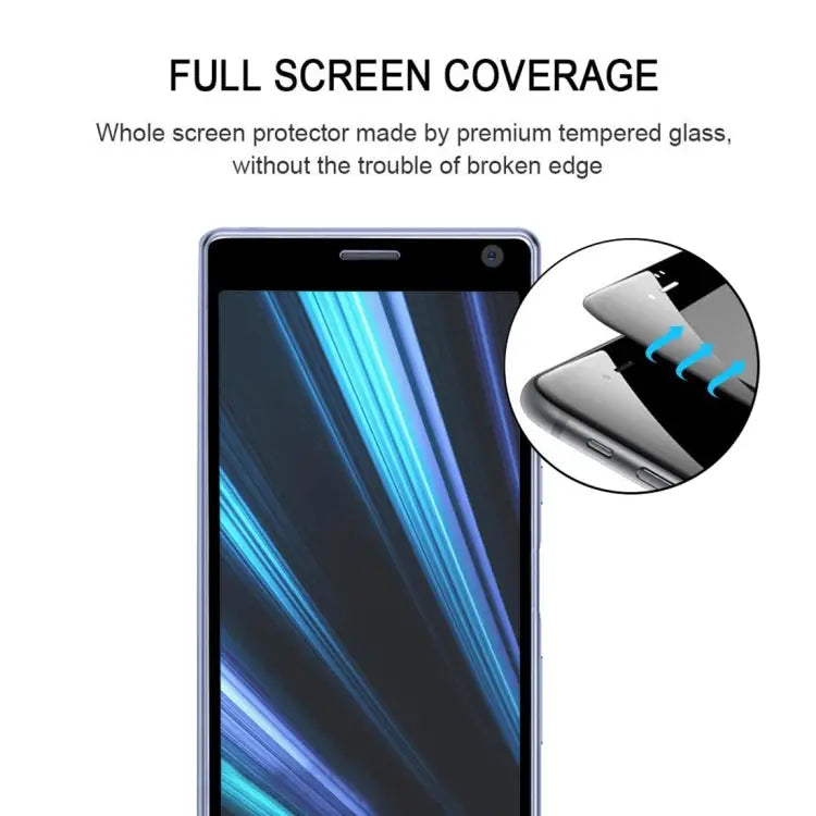 0.3mm 9H 3D Full Screen Tempered Glass Film for Sony Xperia XA3 Sony Xperia XA3 - Sony Xperia XA3