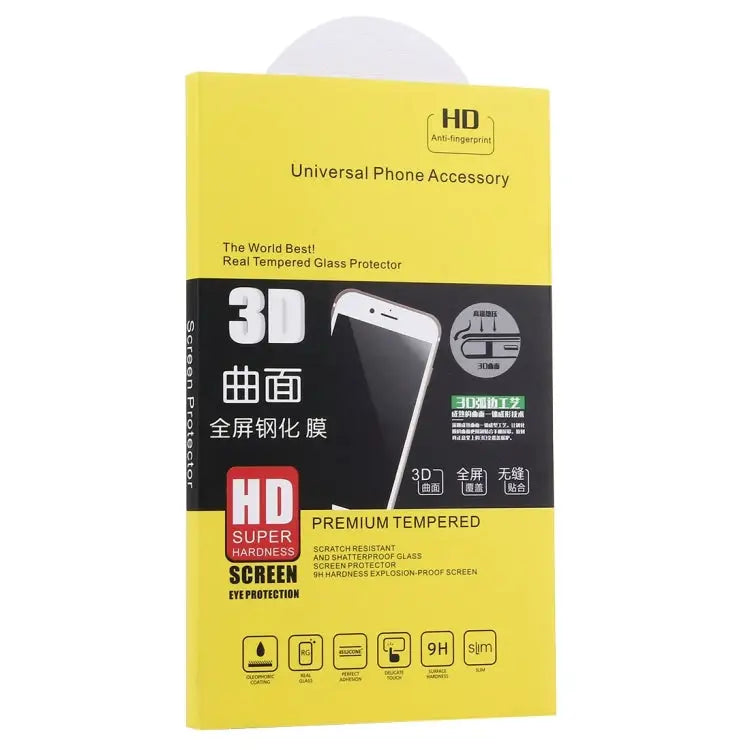 0.3mm 9H Surface Hardness 3D Curved Edge Full Screen Tempered Glass Film for Google Pixel 3 XL For Pixel 3 XL