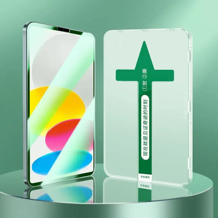 0.3mm Easy Install Green Light Eye-Protection Tempered Glass Film For iPad mini 5 / mini 4 For iPad mini 6 For iPad 9.7