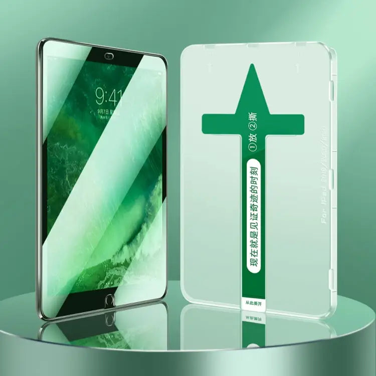 0.3mm Easy Install Green Light Eye-Protection Tempered Glass Film For iPad mini 5 / mini 4 For iPad mini 6 For iPad 9.7