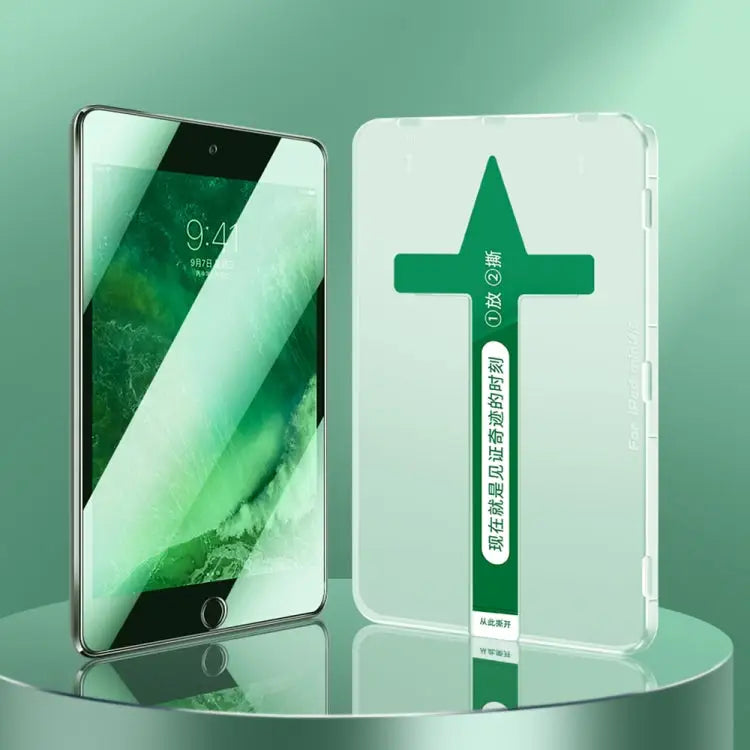 0.3mm Easy Install Green Light Eye-Protection Tempered Glass Film For iPad mini 5 / mini 4 For iPad mini 6 For iPad 9.7