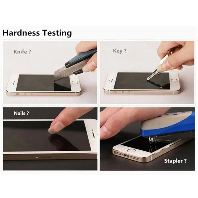 0.4mm 9H Surface Hardness 180 Degree Privacy Anti Glare Screen Protector for iPhone 5 & 5S - For iPhone 5 & 5S