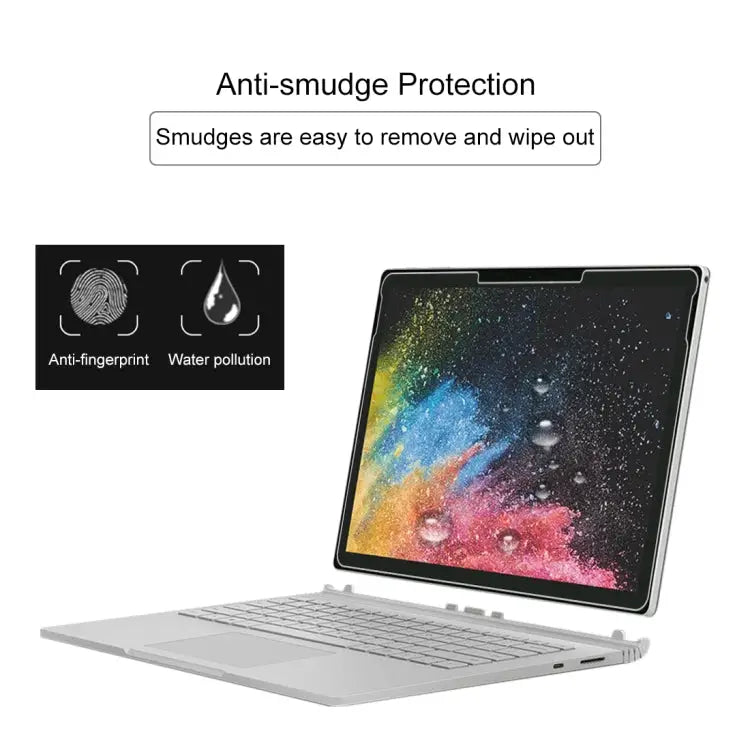 0.4mm 9H Surface Hardness Full Screen Tempered Glass Film for Microsoft Surface Book 2 13.5 inch For Surface Book 2