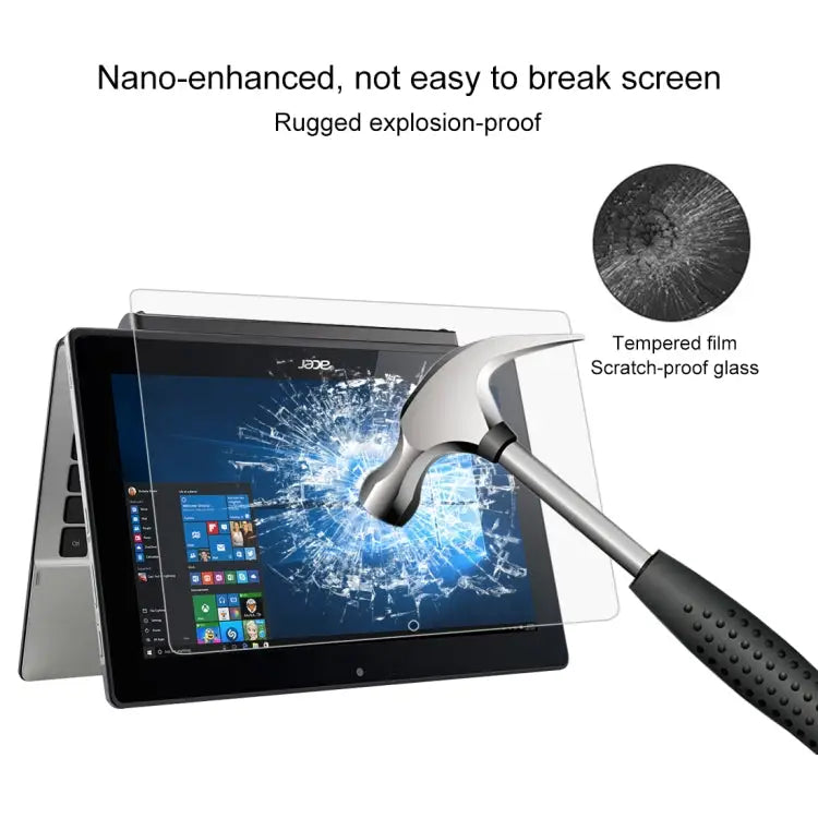 0.4mm 9H Surface Hardness Full Screen Tempered Glass Film for Acer Switch 11V (SW5-173) 11.6 inch For Acer Switch 11V