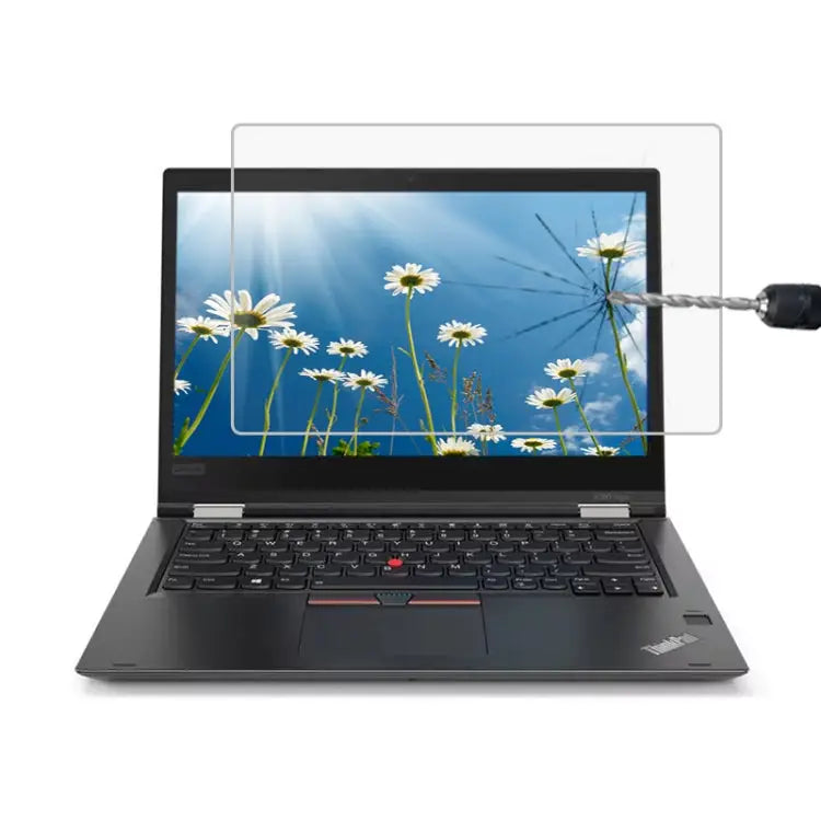 0.4mm 9H Surface Hardness Full Screen Tempered Glass Film for Lenovo ThinkPad X380 Yoga 13.3 inch X380 Yoga - X380 Yoga