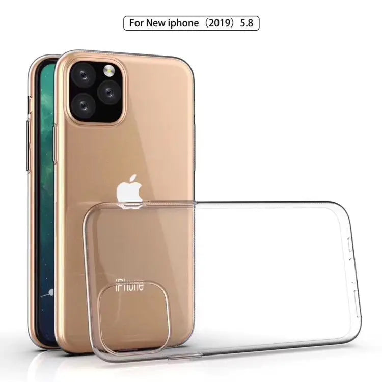 0.75mm Ultra-thin Shockproof TPU Protective Case for iPhone 11 Pro - For iPhone 11 Pro