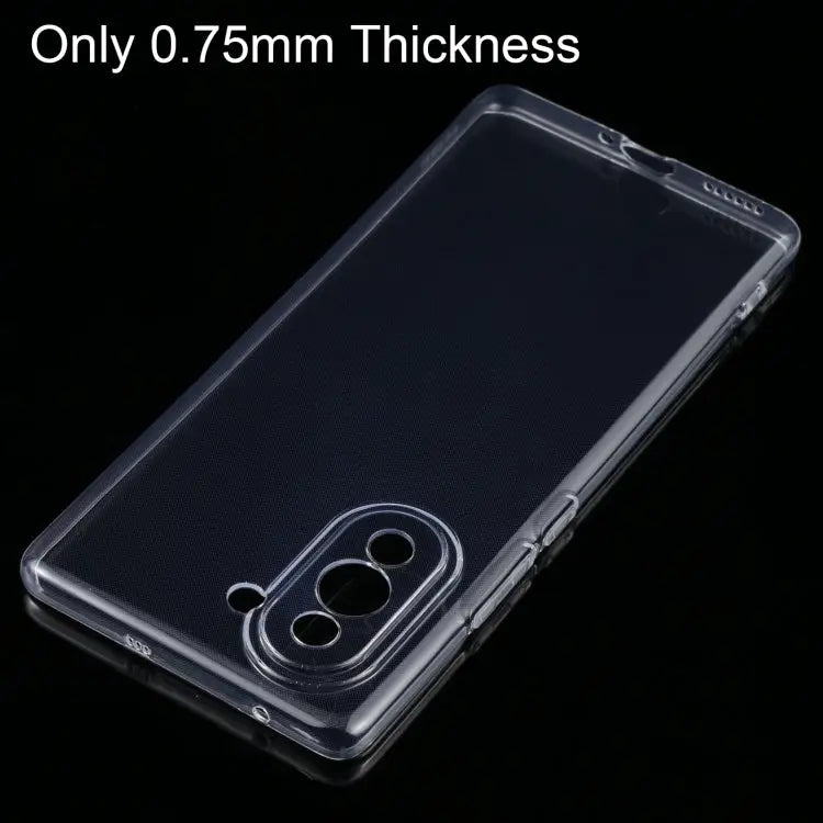 0.75mm Ultra-thin Transparent TPU Phone Case For Huawei nova 10 For Huawei nova 10 Pro For Infinix Hot 10 For Infinix