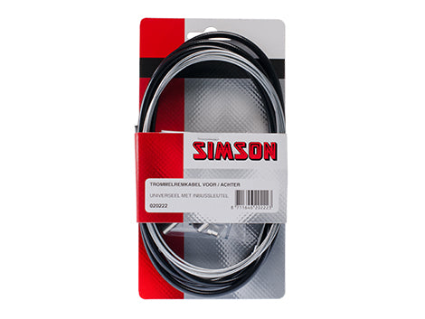 RC0704A Simson trommelremkabel zw