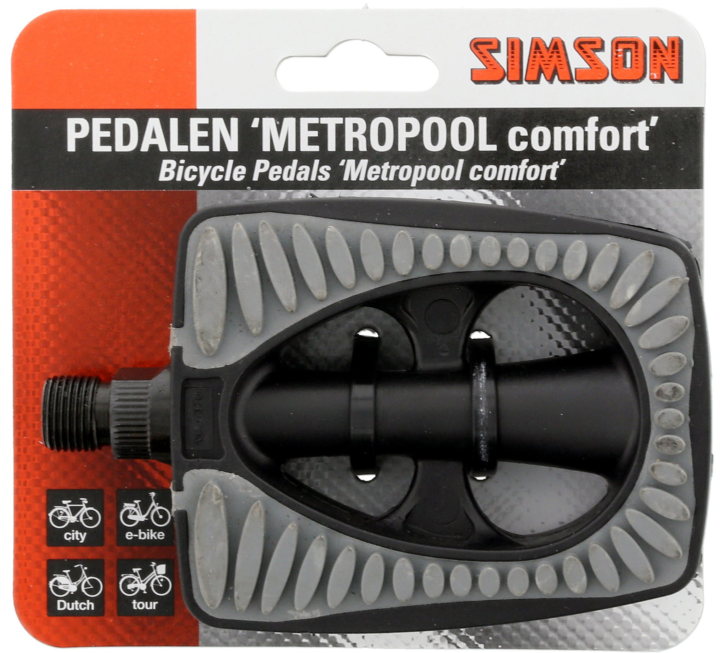 RD0404A Simson pedalen 'Metropool comf'
