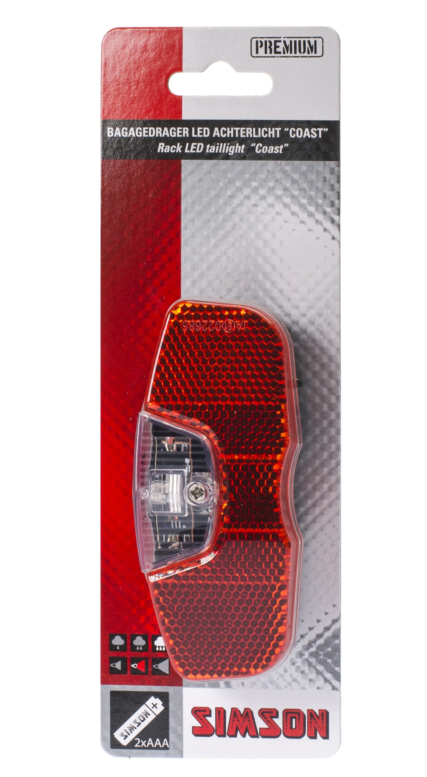 RD0605A Simson Batterij a.licht "Coast"