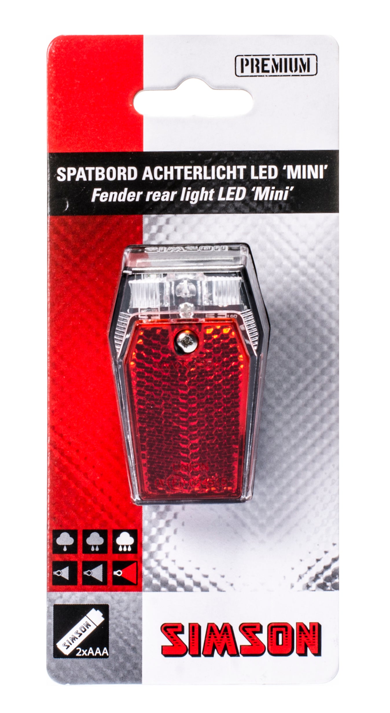 RE0205A Batterij Spatbord achterlicht