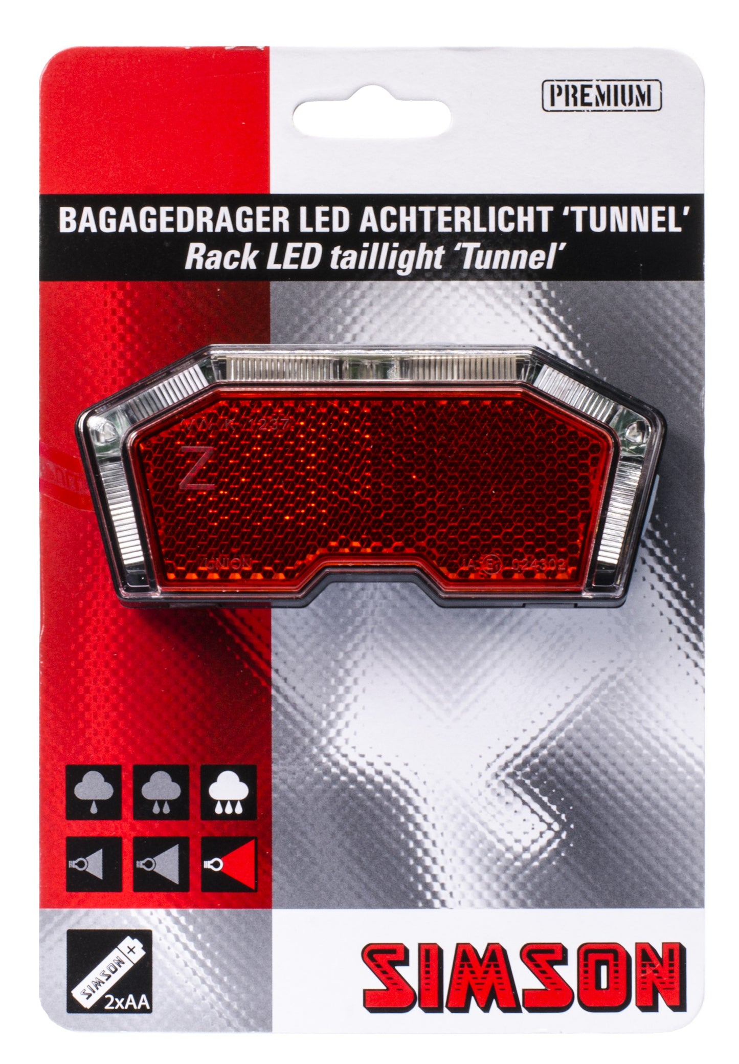 RD0406A Simson Batterij a.licht "Tunnel"