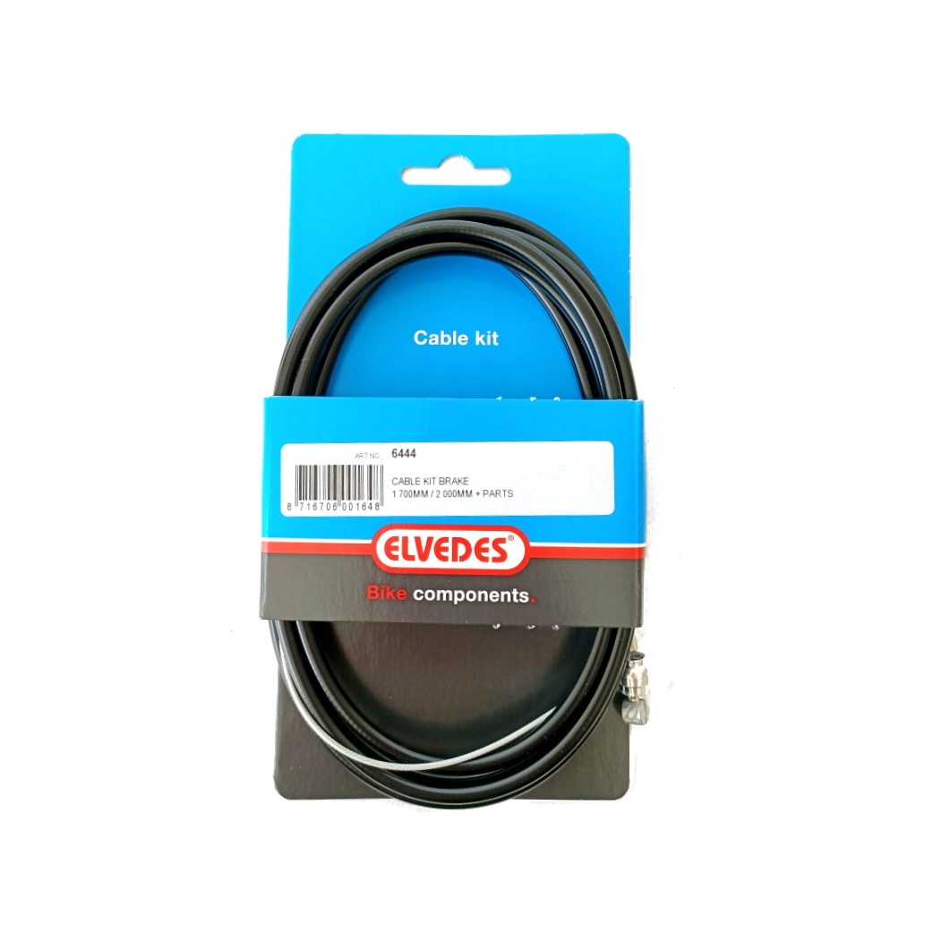 QB0201A Kabel achterrem 2M zwart