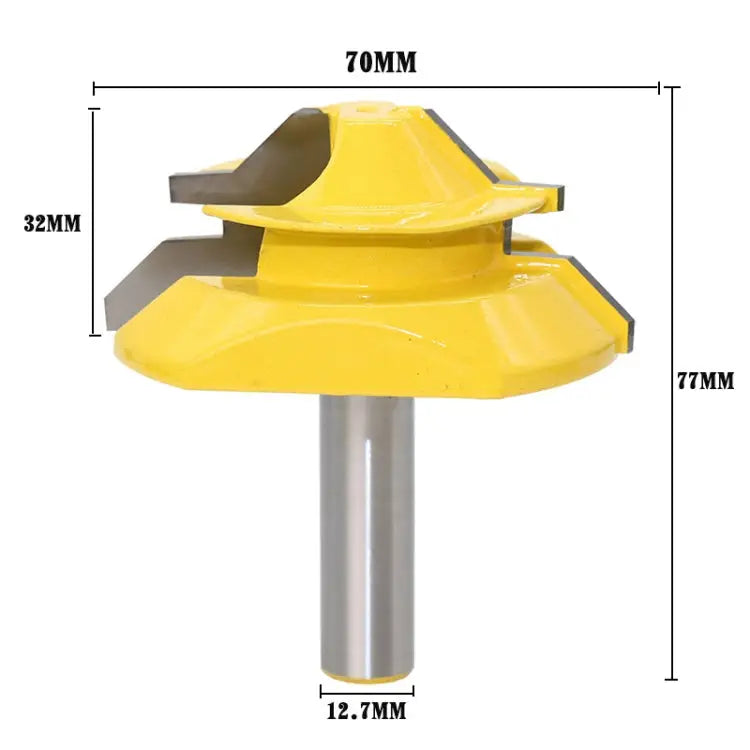 1/2 x 2-3/4 Shank Woodwork 45 Degree Engagement Tenon Cutter Blade Right Angle Accessories Knife Woodworking Tools 1/2