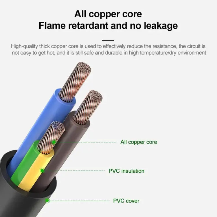 1.2m 3 Prong Style Small UK Notebook Power Cord Small UK Plug Length: 1.2m - Small UK Plug, Length: 1.2m