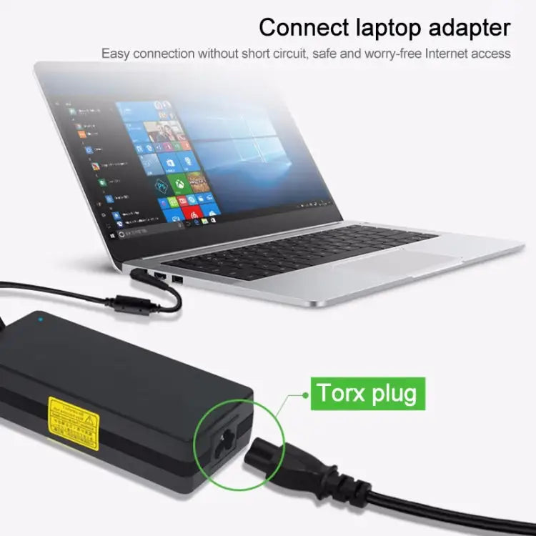 1.2m 3 Prong Style Small UK Notebook Power Cord Small UK Plug Length: 1.2m - Small UK Plug, Length: 1.2m