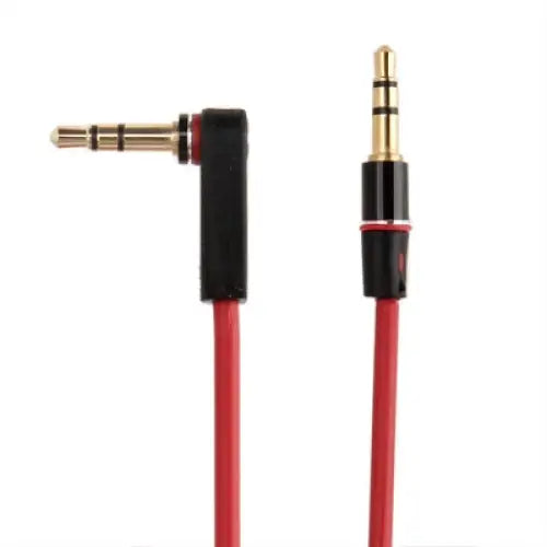 1.2m Aux Audio Cable 3.5mm Elbow Male to Straight Male Compatible with Phones Tablets Headphones MP3 Player Car/Home