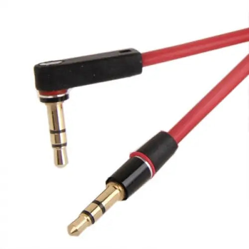 1.2m Aux Audio Cable 3.5mm Elbow Male to Straight Male Compatible with Phones Tablets Headphones MP3 Player Car/Home