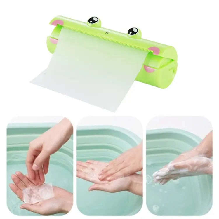 1.2m Frog Pattern Hand Washing Convenient Scented Soap Sheets Random Color Delivery Delivery Soap Sheets - Soap Sheets