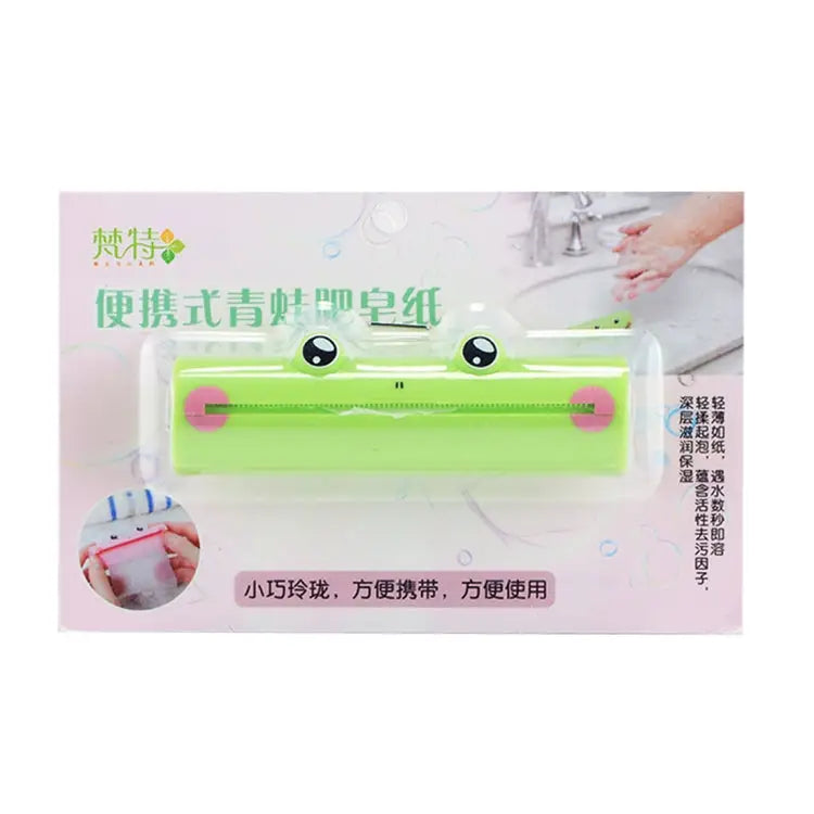 1.2m Frog Pattern Hand Washing Convenient Scented Soap Sheets Random Color Delivery Delivery Soap Sheets - Soap Sheets
