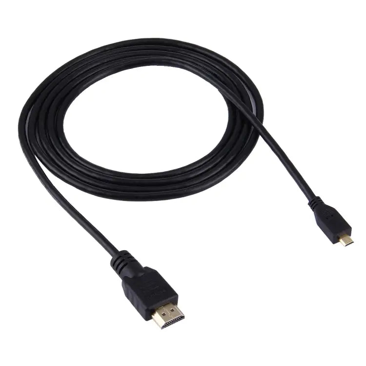 1.5m Micro HDMI to HDMI 19 Pin Cable 1.4 Version Support 3D HDMI Male Support 3D Length: 1.5m - HDMI Male, Support 3D,