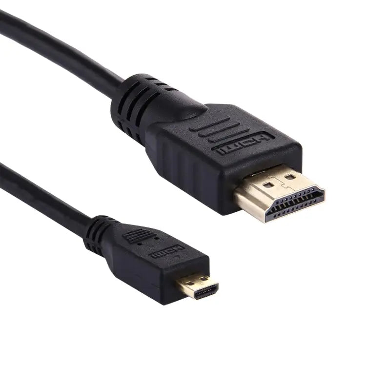 1.5m Micro HDMI to HDMI 19 Pin Cable 1.4 Version Support 3D HDMI Male Support 3D Length: 1.5m - HDMI Male, Support 3D,